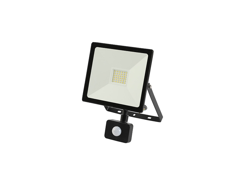 Sensor 30W PIR exterior delgado led reflector IP65 FDC